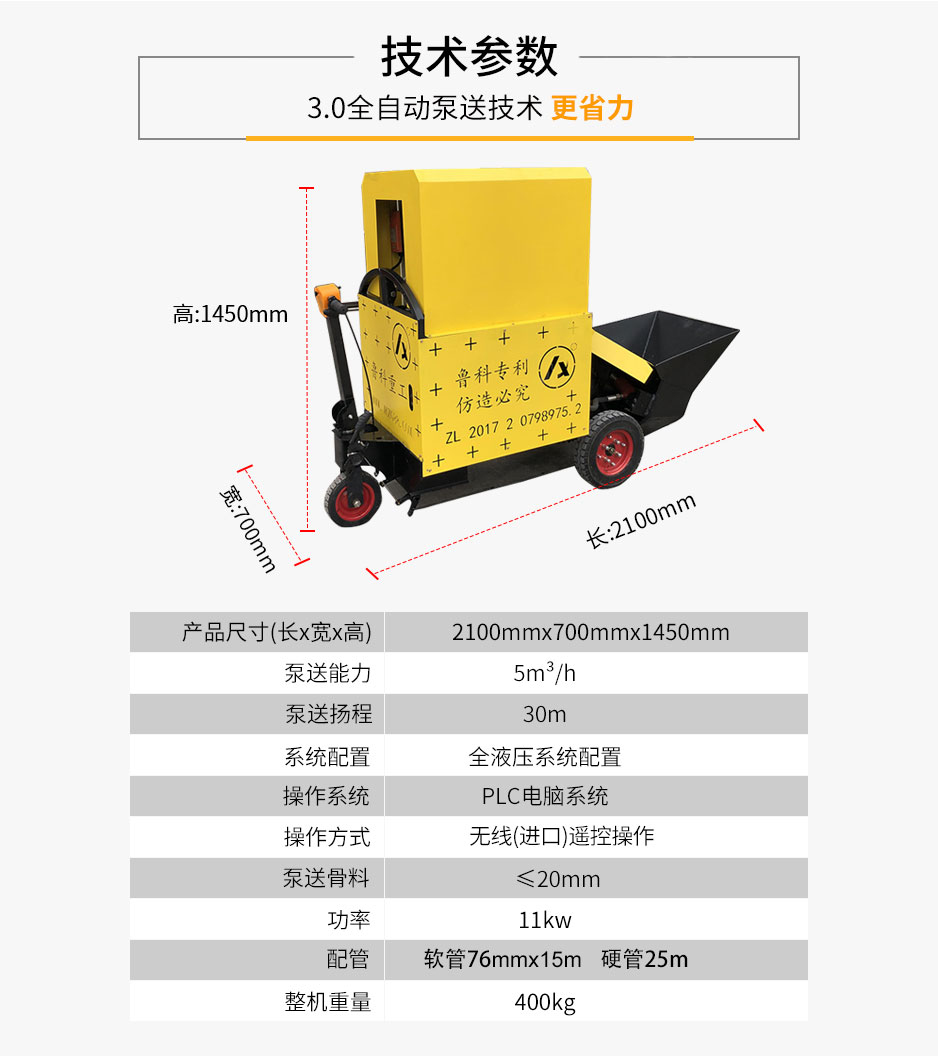 小型混凝土泵機(jī)